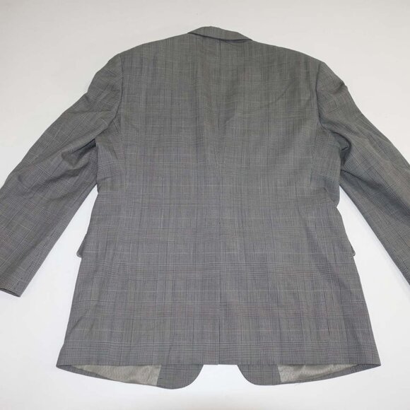 Hart Schaffner Marx Men's 2 Button Suit Size 42 Regular 35 x 29 Gray 100% Wool - Picture 10 of 15